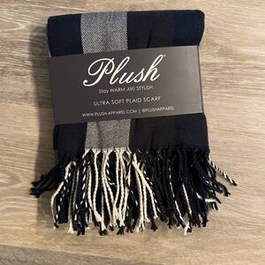 Plush Apparel plaid scarf